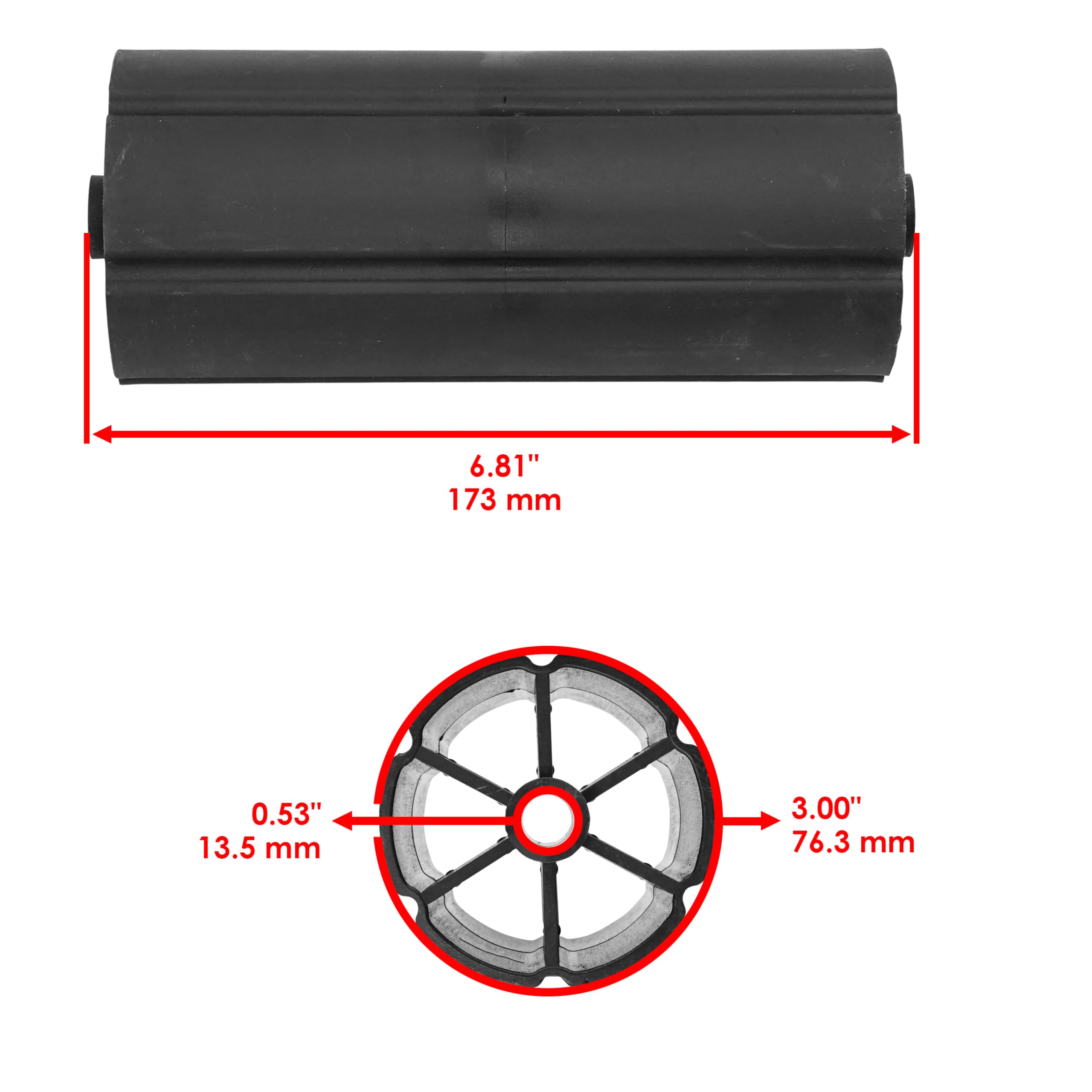 Amazon.com : Caltric Deck Roller and Pin Compatible with
